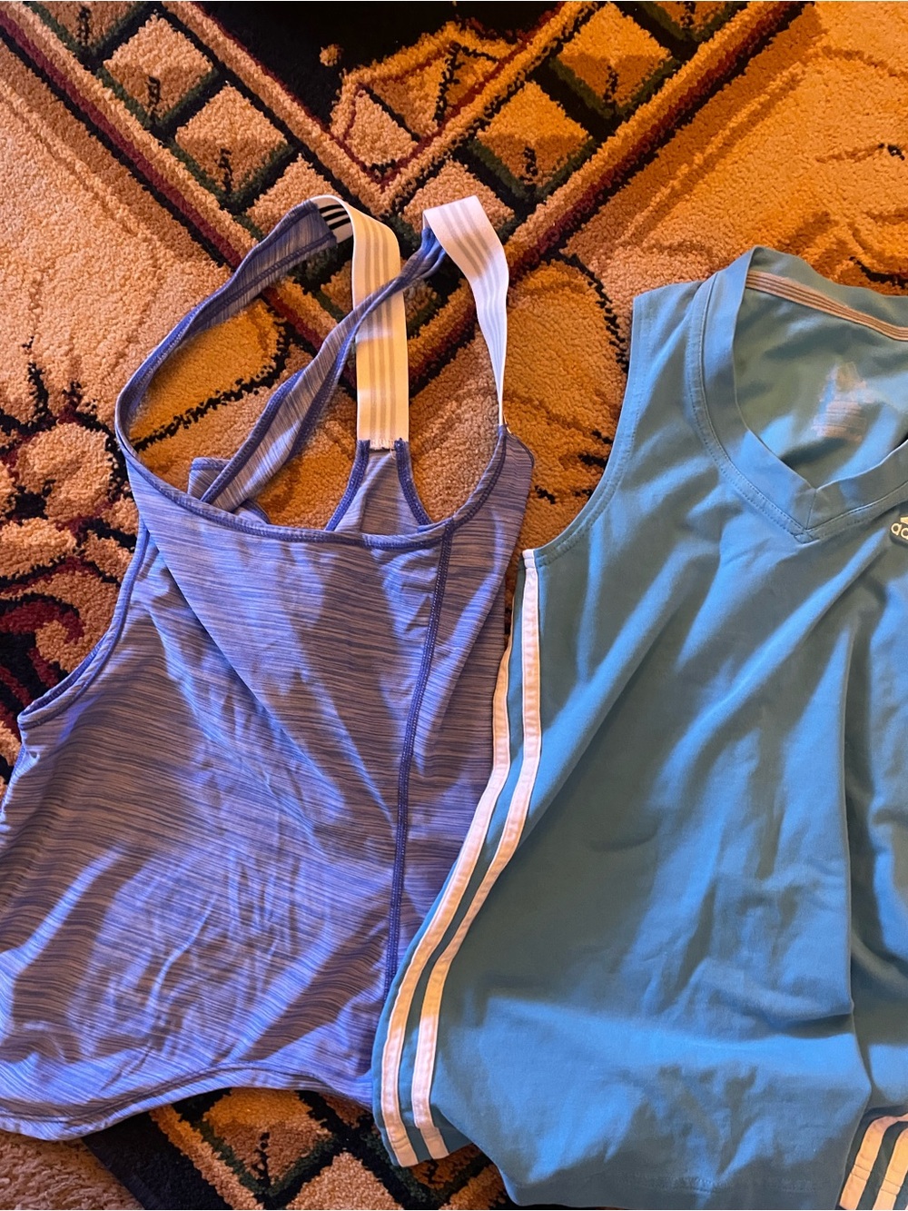 Lot of 2 adidas Athletic Tank Tops